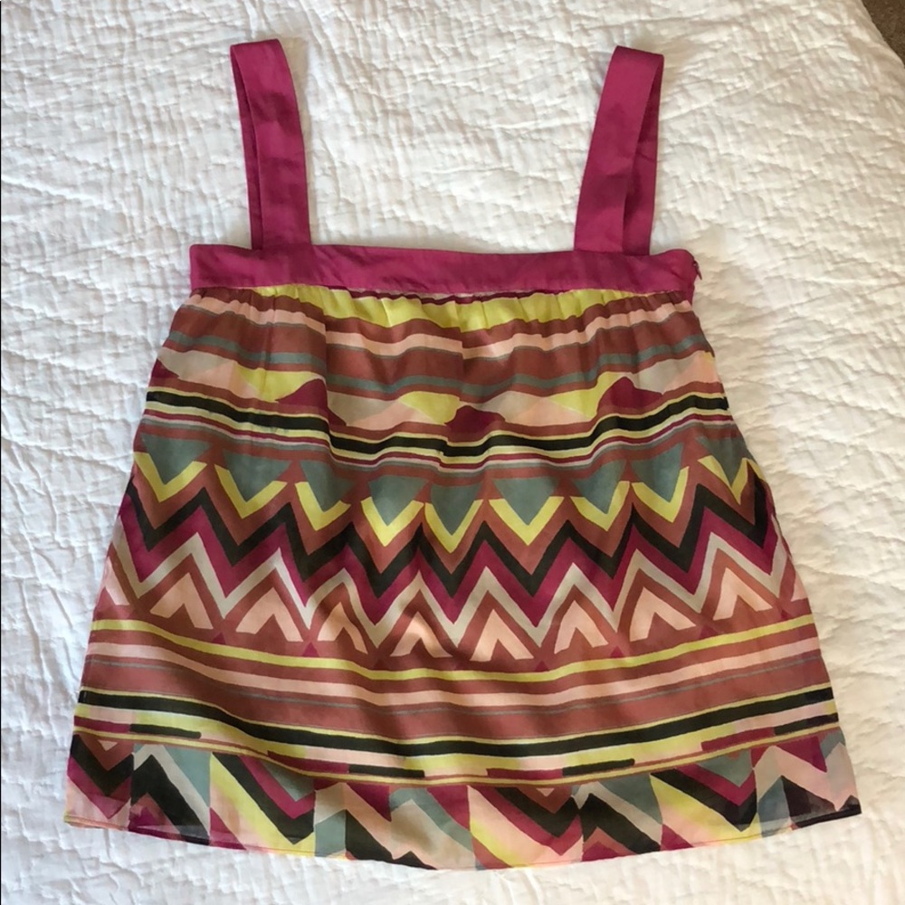 Authentic M by Missoni Pink Print Top